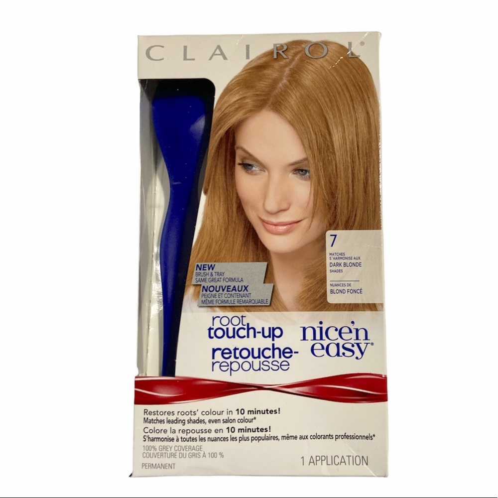 Clairol Root Hair Color Kit Touch Up 7 Dark Blonde